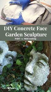 Diy Concrete Face Garden Sculpture Mold
