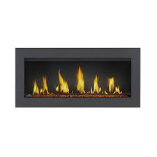 Linear Gas Fireplaces White Heating