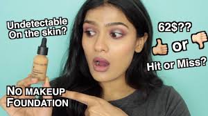 The no makeup foundation serum spf 20 offers. Perricone Md Nomakeup Makeup Foundation Review Demo Wear Test On Tan Medium Brown Warm Skin Youtube
