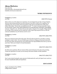 Formatting your resume is an important step in creating a professional, readable resume. 18 For Standard Resume Example Resume Format