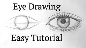 eye drawing easy tutorial with pencil