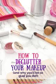 how to declutter your makeup and beauty