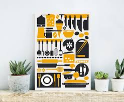 Dining Room Poster Dish Wall Print