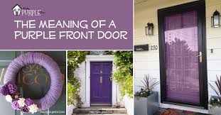 Purple Front Door Meaning Paint Your