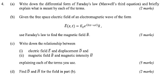 Diffeial Form Of Faraday S Law