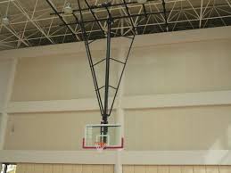 ceiling mounted basketball hoop