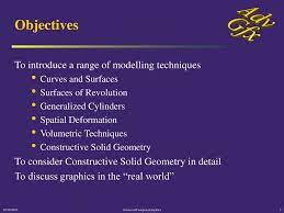 Topics among others will be: Advanced Computer Graphics Constructive Modelling Ppt Download