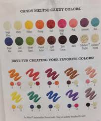 Candy Melts Color Mixing Chart For Wilton Brand Wilton