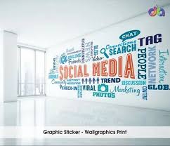 Pvc Wall Graphic Sticker For Commercial