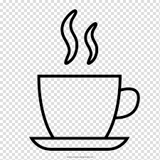 Coffee cup hd cup clip art black of coffee clipart transparent. Transparent Background Coffee Cup Clipart Black And White Rectangle Circle