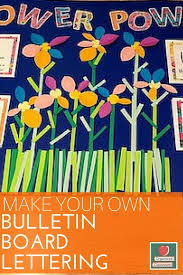 bulletin board lettering tutorial