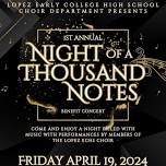 Night of a Thousand Notes