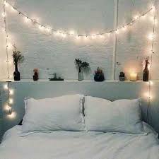 cozy paradise with fairy lights