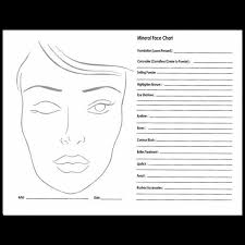 Face Chart Pad Makeup Guide 50 Sheets Alcone Company