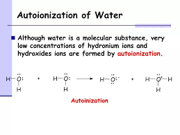 Autoionization Of Water Powerpoint