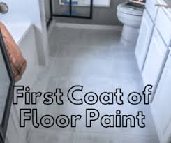 achieve a floor paint pattern without a