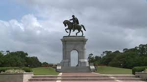 The sam houston monument is an outdoor bronze sculpture of sam houston by enrico cerracchio, installed at the northwest corner of houston's hermann park, in the u.s. Sam Houston Statue In Hermann Park Causing Controversy