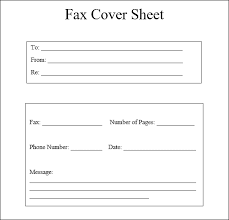 how to create fax cover sheet template