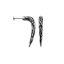 labret lip ring tribal claw 14 gauge