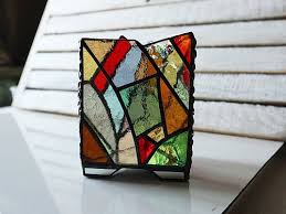 Stained Glass Candle Holder Tea Light