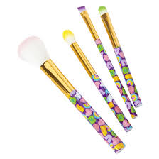 lucky charms cosmetic brush set 4