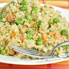 Quinoa Fried Rice Vegetarian Family Food On The Table My Recipe Magic gambar png
