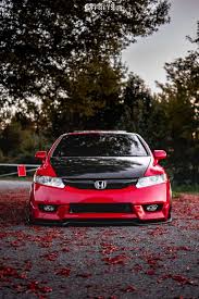 2016 honda civic with 18x9 5 work