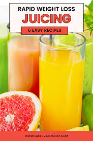 6 rapid weight loss juicing recipes