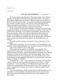 La morte de Maupassant | Lectures Français | Docsity