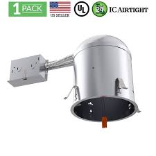 Sunco Lighting 6 Inch Remodel Led Can Air Tight Ic Housing Recessed Lights Led Downlight For Retrofit Kit Electrician Prefered Ul Listed And Title 24 Certified Tp24 Walmart Com Walmart Com