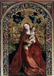 Madonna w altanie róż – Martin Schongauer ❤️