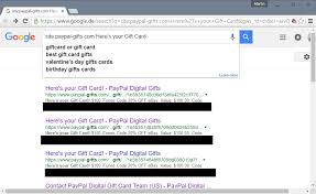 paypal digital gift cards code leak