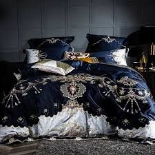 Bed Sheet Set Embroidery Duvet Cover