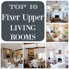top 10 fixer upper living rooms daily