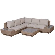 Outsunny 5 Seater Rattan Sofa Furniture