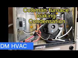 coleman evcon furnace leaking