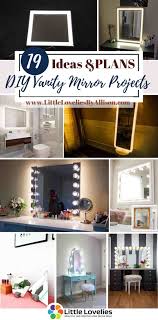 19 diy vanity mirror projects with