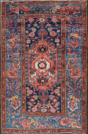 tribal kurdish bidjar rug with all over