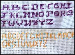 Free Patterns For Counted Cross Stitch Alphabet Lovetoknow