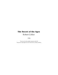 The Secret Of The Ages Robert Collier