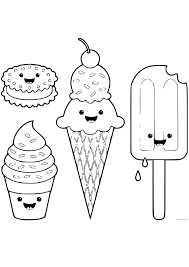 Let the fun holidays begin. Coloring Pages Ice Cream Coloring Page For Kids