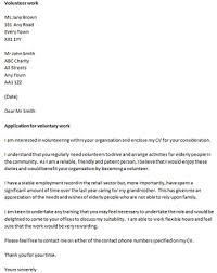 Amazing Cover Letter For Volunteer Teaching    For Download Cover Letter  With Cover Letter For Volunteer thevictorianparlor co