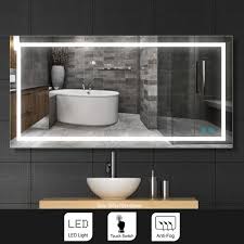 Led Bathroom Mirror Light Up Large Wall