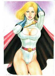 Power Girl by Jun De Felipe, in Jatinder Ghataora's Power Girl Comic Art  Gallery Room
