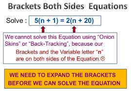 Variable On Both Sides Equations