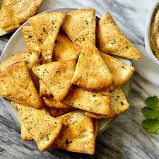 air fryer pita chips in 12 minutes it