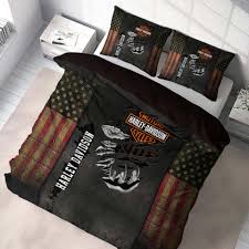 Powerful Harley Davidson Bedding Set