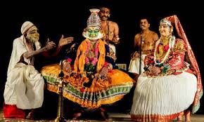 'kathakali', an important genre in the indian classical dance form, is associated with storytelling form of this art. When Friends Meet The Hindu