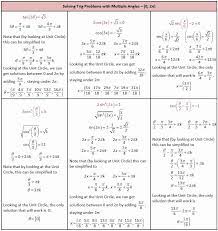 solve trig equations worksheet awesome