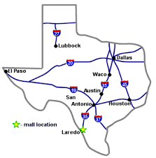 laredo texas map